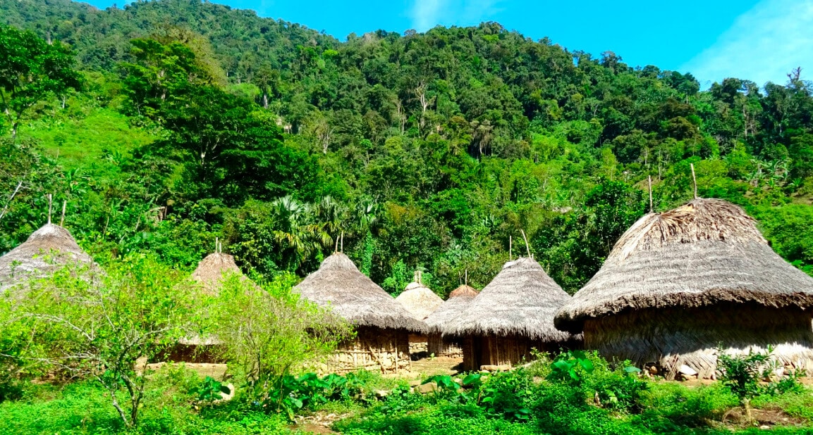 Indigenous Indian woman in Colombia, Colombian people, Colombia