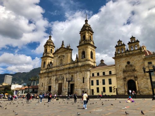 Cathedral on Plaza Bolivar in Bogota
