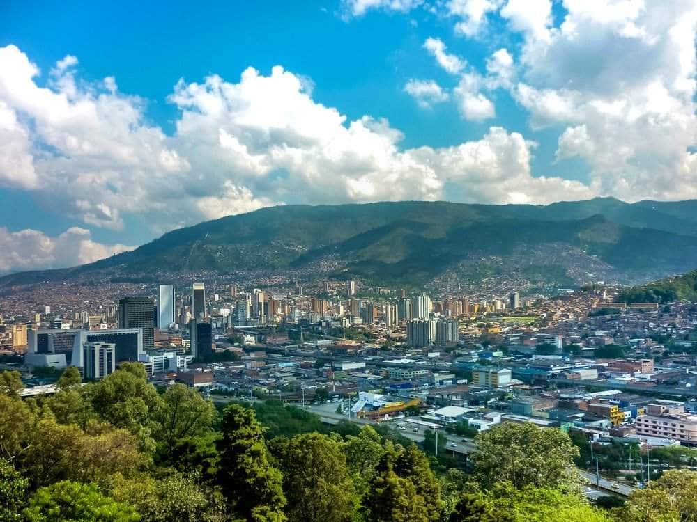 Zicht over Medellin