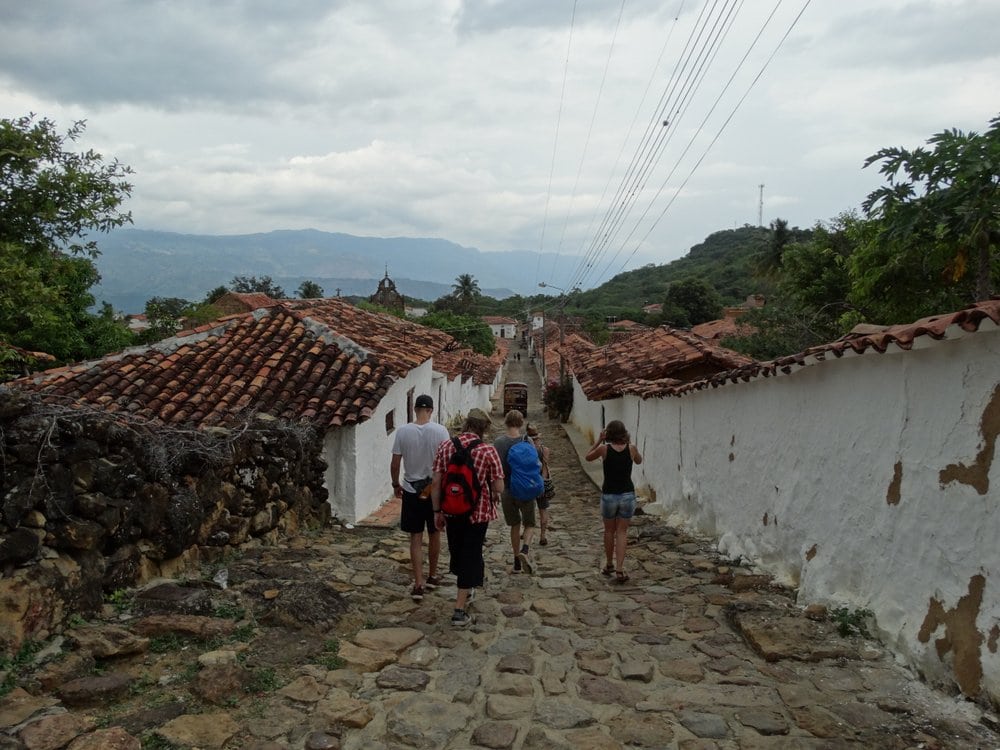 Tourists in Guane village