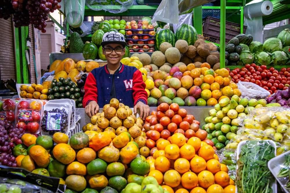 Fruit vendor Bogota